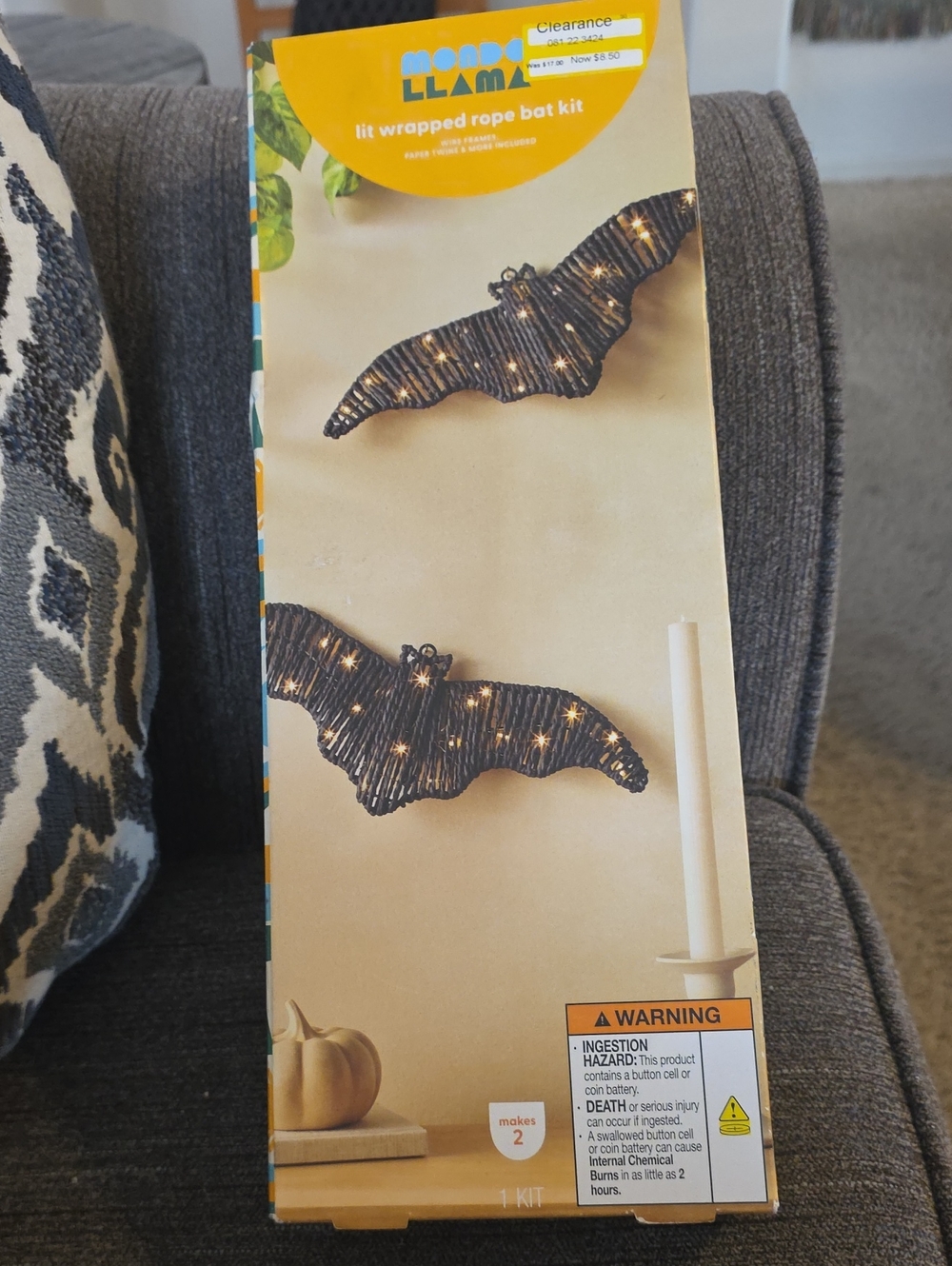 Mondo Llama Lit Wrappes Rope Bat Kit - Picture 3 of 3